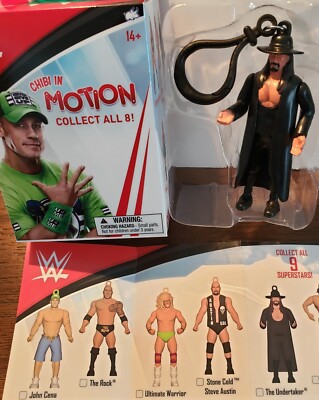 WWE Wrestling The Undertaker Chibi In Motion Bullsi Toy Keychain
