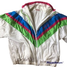Reebok Vintage Bright Active Zip Up Jacket 12 / Retro / Active / Bright / Shell