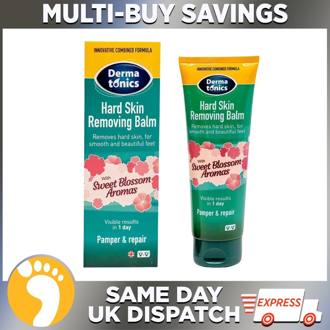 Dermatonics Hard Skin Removing Balm 70ml - Exfoliating Pedicure Foot Cream