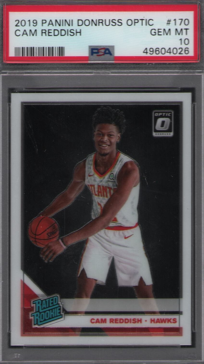 2019-20 Panini Donruss Optic - Rated Rookie #170 Cam Reddish RC PSA 10