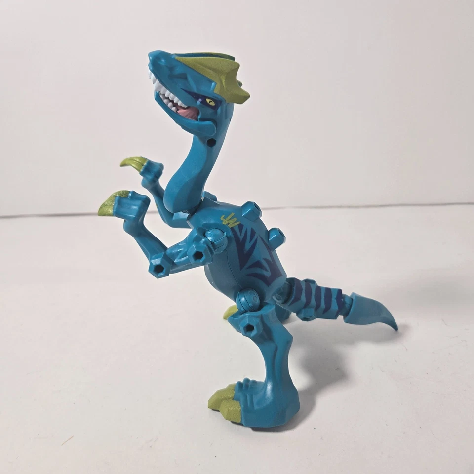 Figura Hasbro Jurassic World Hero Mashers Dilophosaurus LEER Foto 3 de 4