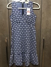Michael Kors Blue flower Sleeveless dress .Size women’s Xs. New with tags.