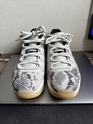 Size 9 - Air Jordan Retro 11 Low Light Bone Snakeskin (No box or Extras) | eBay