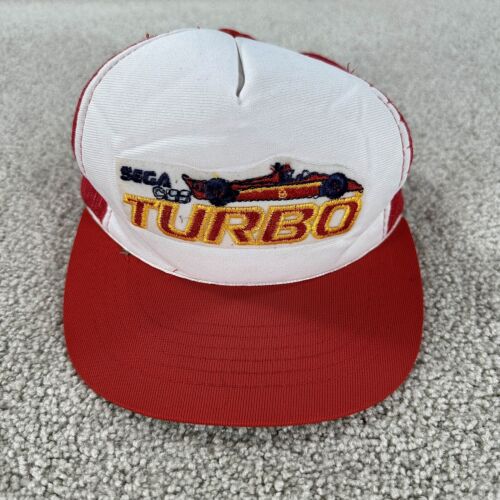 Vintage 1981 SEGA Turbo Arcade Video Game Trucker Hat 80s - Picture 1 of 5