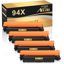 4PK CF294X 94X Toner Cartridge for HP LaserJet Pro M118dw MFP M148dw M148fdw