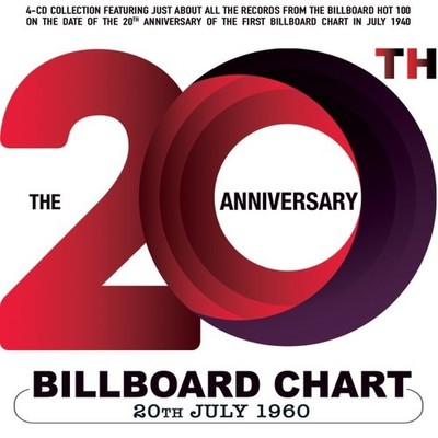VARIOUS ARTISTS - THE 20TH ANNIVERSARY BILLBOARD CHART JULY 1960  4 CD NEU