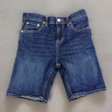 Levi's Boys 511 Stretch Denim Short Size 12 Dark Wash