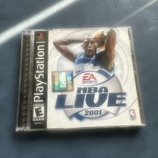 CIB NBA Live 2001 Sony PlayStation 1 PS1 Game Disc w/ Case Manual