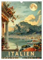 Val Thoermer | Italien - Old School Poster Style (Wandkalender 2026 Din A3...
