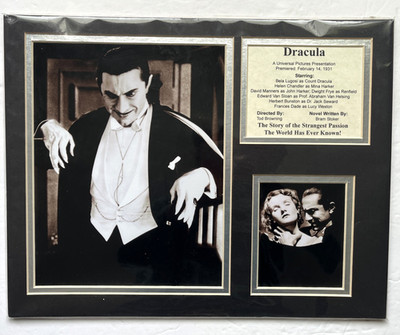 ''Dracula'' Vampire Monster Horror Movie Collector's Framed Photo Collage