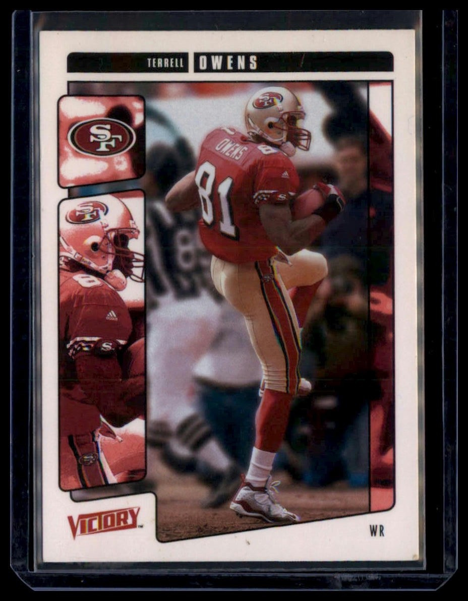 2001 Upper Deck Victory #309 Terrell Owens