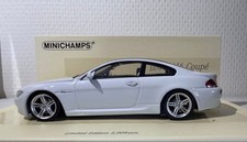 MINICHAMPS BMW M6 Coupe Limited Edition 1/43 Scale Model Car White Rare