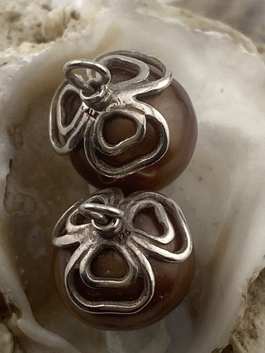 LT3 Pandora Compose Wire Dangle Moonstone Hoop Aquamarine Copper Ball Charms 925 - 第 12/19 張圖片