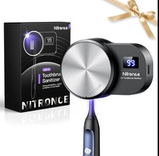 Travel UV Toothbrush Sanitizer Holder, Wall-Mounted Bathroom Case, Lightweight O