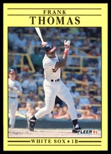 Frank Thomas 1991 Fleer #138 White Sox MLB READ FREE SHIPPING AutographDen