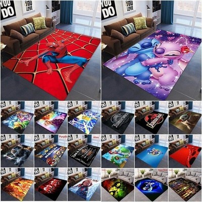3D Characters Floor Carpet Mat Door Rug Area Carpet Bedroom Anti-Slip Xmas Gifts