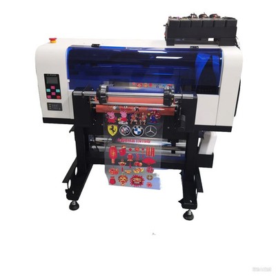 New Double XP600 Head Crystal UV DTF Inkjet Label Printer for Paper Labels
