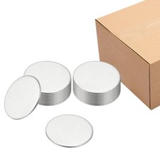 25Pcs Metal Stamping Blanks, 33mm Round Stamping Tags Stainless Steel, 33x1.3mm