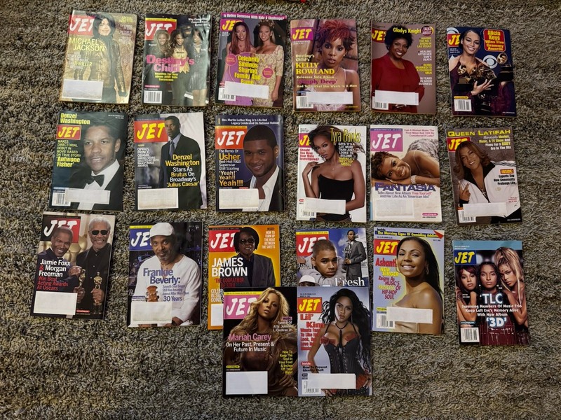 Jet Magazine Lot 2002-2007 ( 20 Magazines ) Michael Jackson, Denzel, Alicia Keys