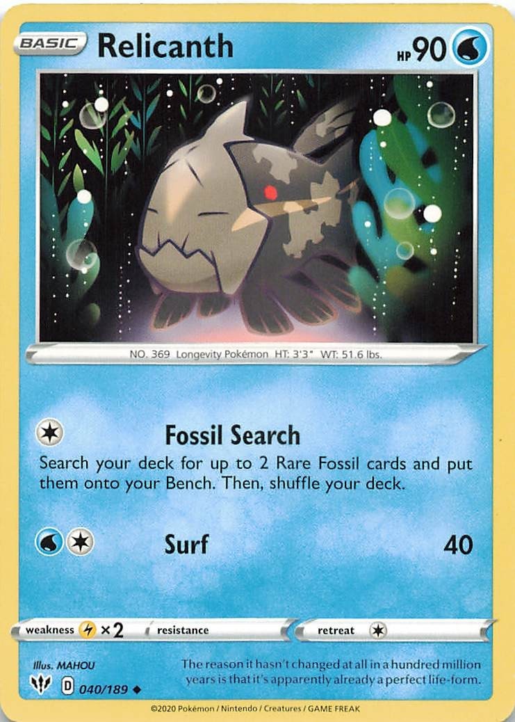 Pokémon TCG Pokémon Relicanth