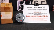 Vintage Harley Red Dot Tachometer 92051-74b Fx Fxr Sportster Nos Oem Vintage Harley Red Dot Tachometer 92051-74b Fx Fxr Sportster Nos Oem