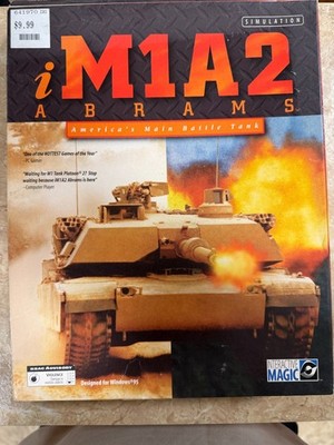 [BIG BOX] iM1A2 Abrams 1996 Retro Gaming Tank Simulator - Win95