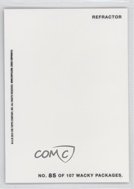 2014 Topps Chrome Wacky Packages Refractor Snatch-A-Pak #85 0c4