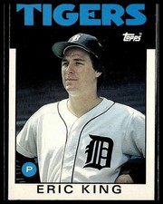 Eric King *ROOKIE CARD* (RC) 1986 Topps Traded #53T. rookie card picture