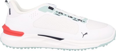 Puma Ignite Elevate 2 Disc 310724-03 White Modern Mint Men Spikeless Golf Shoes