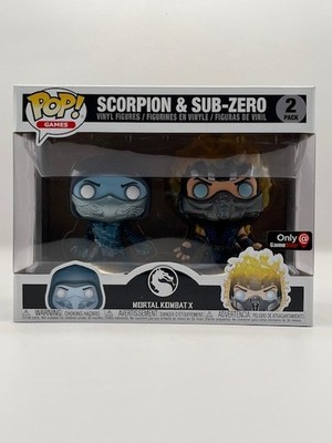 Funko POP! 2 Pack Games Mortal Kombat X Scorpion & Sub-Zero Exclusive