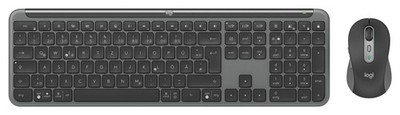 Logitech MK950 Signature Slim Büro Tastatur RF Wireless + Bluetooth 2.4 GHz 