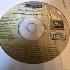 Sound Blaster Audigy 2Z5 PC CD Rom Software