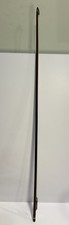 Vintage Violin Bow 29 Wood Round Stick Ebony Frog Mother of Pearl Inlay 53g