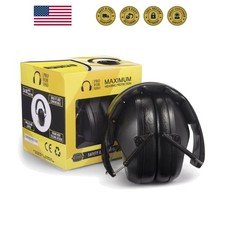 34dB NRR Hearing Protection Ear Muffs   Highest NRR Compact Design Ear Protec...