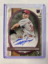 2025 Topps Museum Michael McGreevy Archival Auto RC Pink Sapphire #/99