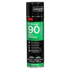 Hi-Strength 90 Spray Adhesive, Permanent, Bonds Laminate, Wood, Concrete, Metal,