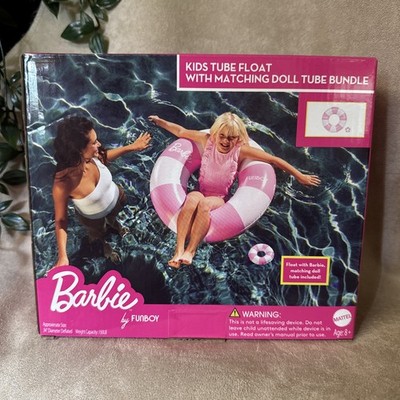 Barbie Kids Pool Tube Float 34  Matching Doll Tube Set Ages 8+ New Toy Funboy