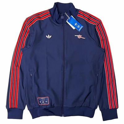 Adidas Arsenal FC Terrace Icons Track Jacket JF0544 Navy/Red