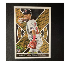 Topps Black Gold Kristian Campbell Rookie Insert Red Sox #BG-2 Baseball 2025