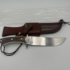 Bulldog Brand Bowie Stag Knife Limited Edition Serial #0001 Signed Hand Made