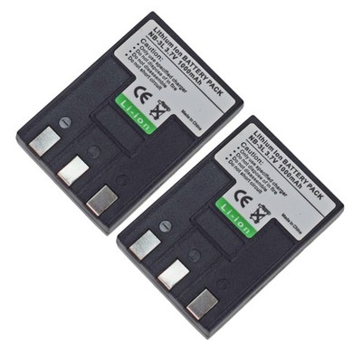 2 x Li-ion Battery for Canon NB-3L PowerShot SD10 SD100 SD110 SD20 SD500 SD550