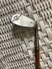 Antique Hickory Wood Shaft Aubrey Boomer Signature Mashie Niblick Wilson Golf Cl