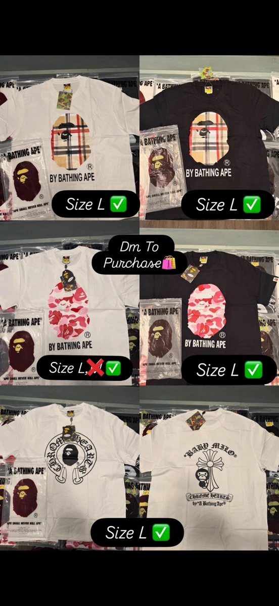 A Bathing Ape Size L Shirts for Men for sale | eBay