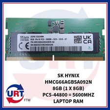 SK HYNIX HMCG66AGBSA092N 8GB (1 X 8GB) PC5-44800 = 5600MHZ LAPTOP RAM #199439#