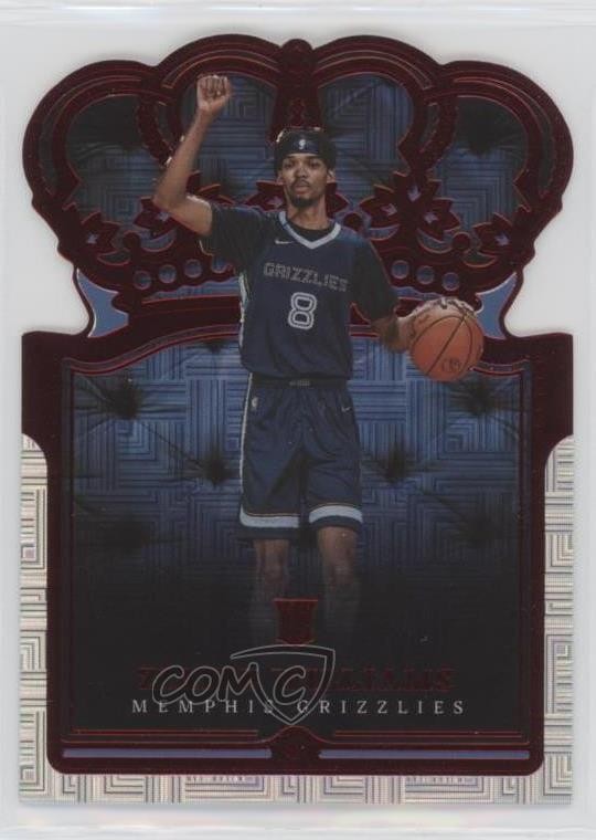 2021-22 Panini Crown Royale Asia Red Ziaire Williams #51 Rookie RC