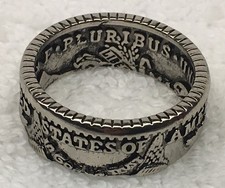 1921 United States Morgan Dollar Coin Ring Costume Jewelry Size 12