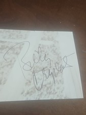 Billy Crystal cut signature autographed paper signed auto mlb autograph real 