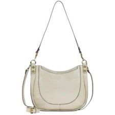 Patricia Nash Caletta Vintage Leather Collection Latte New READ