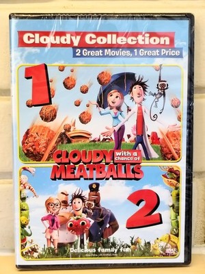 CLOUDY WITH A CHANCE OF MEATBALLS 1 & 2 MOVIE COLLECTION - DVD (2015)