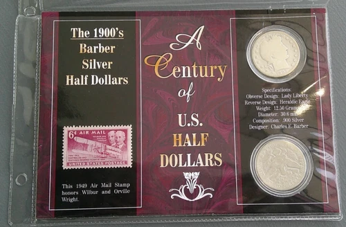 The 1900's Barber Silver Dollars - A Centry of U.S. Half Dollars